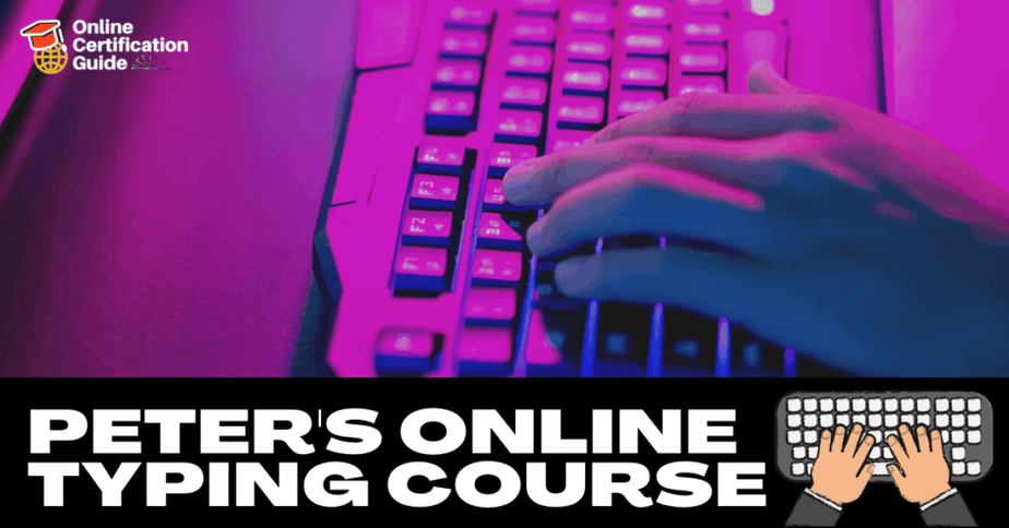 Peter's online typing course